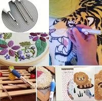 Magic Embroidery Pen Set  Punch Needle Kit for DIY Craft, Sewing & Hand Embroidery