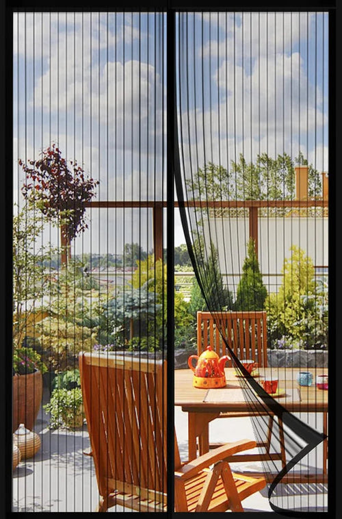 Magic Mesh Magnetic Screen Door | Mosquito Net Curtain