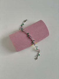 Elegant Tulip Flower Bracelet | Adjustable Floral Jewelry
