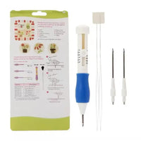 Magic Embroidery Pen Set  Punch Needle Kit for DIY Craft, Sewing & Hand Embroidery