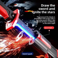 LED Spark Light Saber Toy Sword with Sound Effects