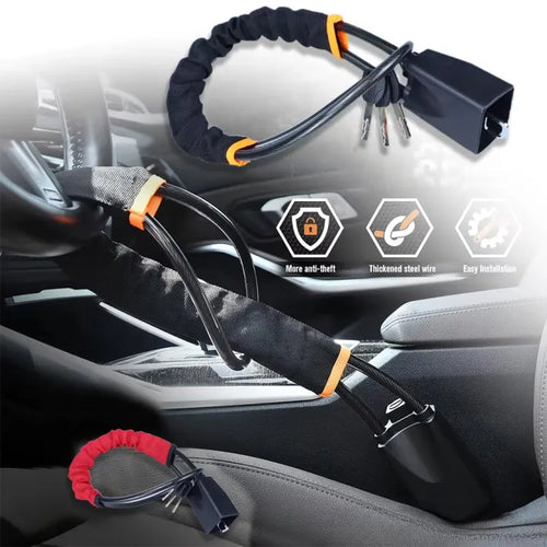 Heavy Duty Car Steering Wheel Lock | Anti-Theft Security
