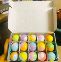 15-Piece Kids Bath Bomb Gift Set - Natural Moisturizing Bath Balls with Surprise Toys