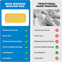Shoe Washing Machine Bag – Reusable Sneaker Laundry Mesh Bag for Washer & Dryer | Shoe Cleaner Protector