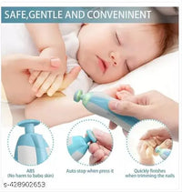 Baby Electric Nail Trimmer – Safe Baby Nail Cutter with 6 Grinding Heads